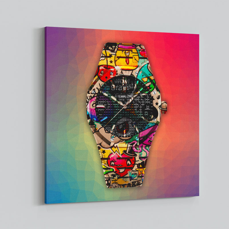 AP Royal Graffiti Rainbow Wall Art Print