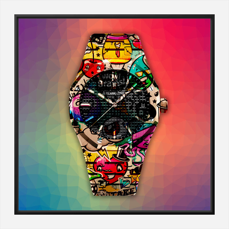 AP Royal Graffiti Rainbow Wall Art Print