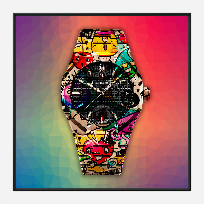 AP Royal Graffiti Rainbow Wall Art Print