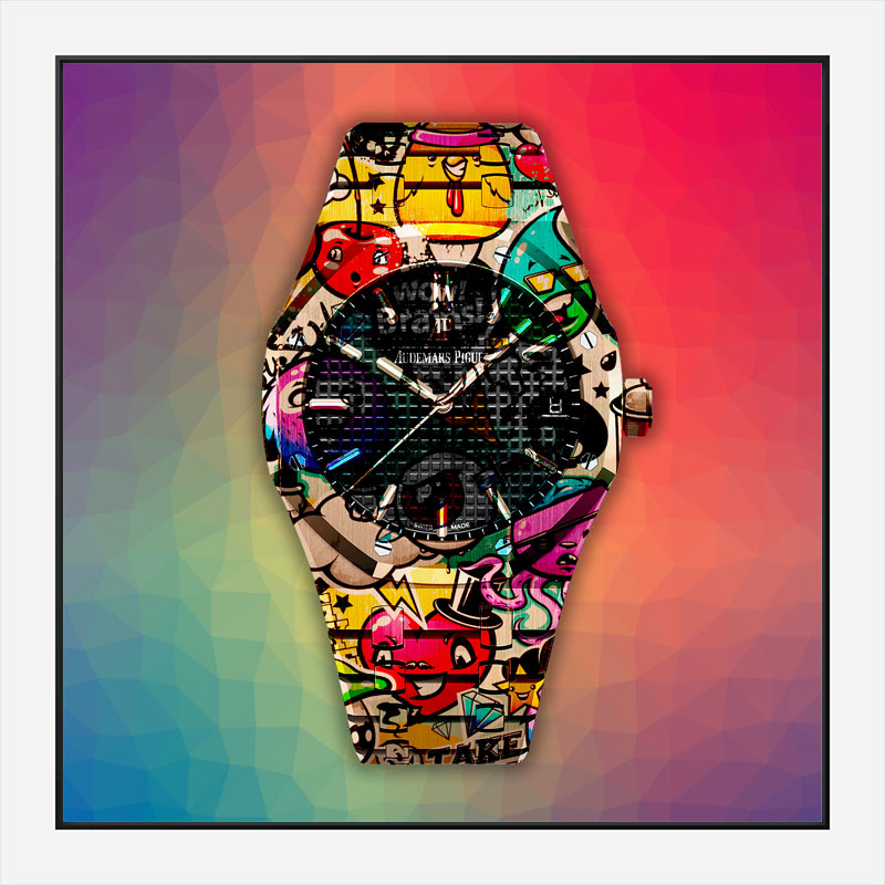 AP Royal Graffiti Rainbow Wall Art Print