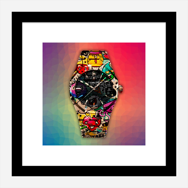 AP Royal Graffiti Rainbow Wall Art Print