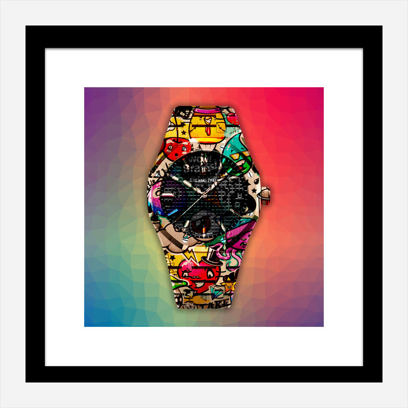 AP Royal Graffiti Rainbow Wall Art Print