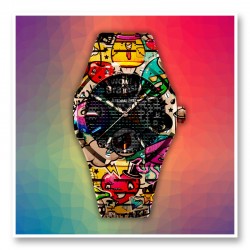 AP Royal Graffiti Rainbow Wall Art Print