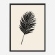 Black Palm Wall Art Print