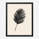 Black Palm Wall Art Print