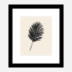 Black Palm Wall Art Print