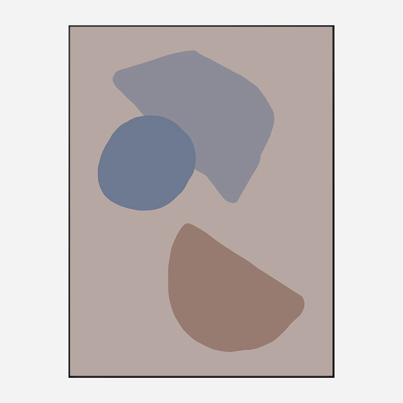 Organic Shapes 03 Wall Art Print Organic Shapes 03 Wall Art Print