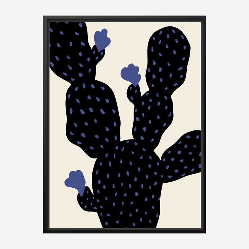 Prickly Pear Cactus Wall Art Print