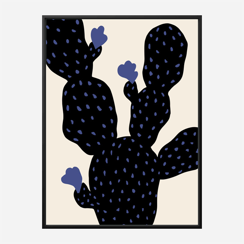 Prickly Pear Cactus Wall Art Print Prickly Pear Cactus Wall Art Print