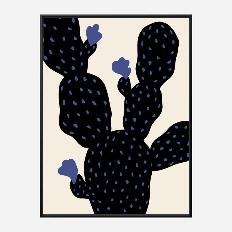 Prickly Pear Cactus Wall Art Print