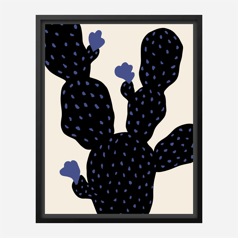 Prickly Pear Cactus Wall Art Print