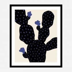 Prickly Pear Cactus Wall Art Print