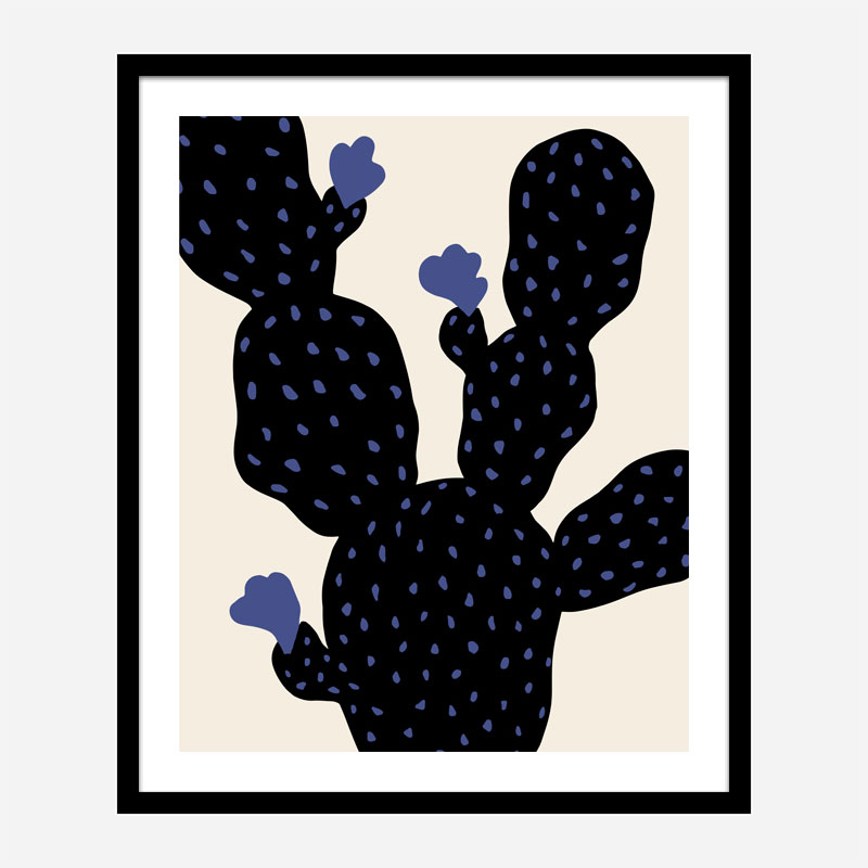 Prickly Pear Cactus Wall Art Print Prickly Pear Cactus Wall Art Print