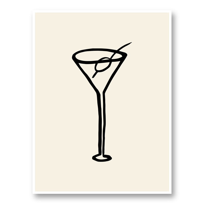 Shaken, Not Stirred Wall Art Print Shaken, Not Stirred Wall Art Print