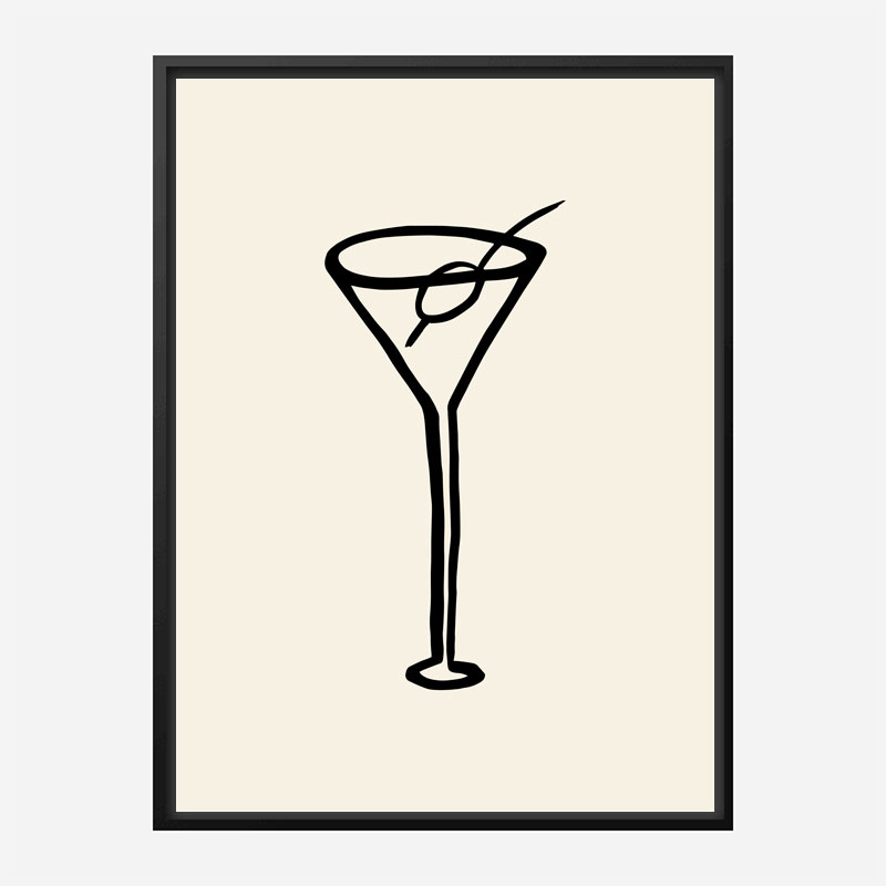 Shaken, Not Stirred Wall Art Print Shaken, Not Stirred Wall Art Print
