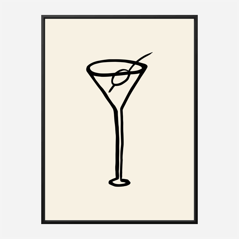 Shaken, Not Stirred Wall Art Print Shaken, Not Stirred Wall Art Print