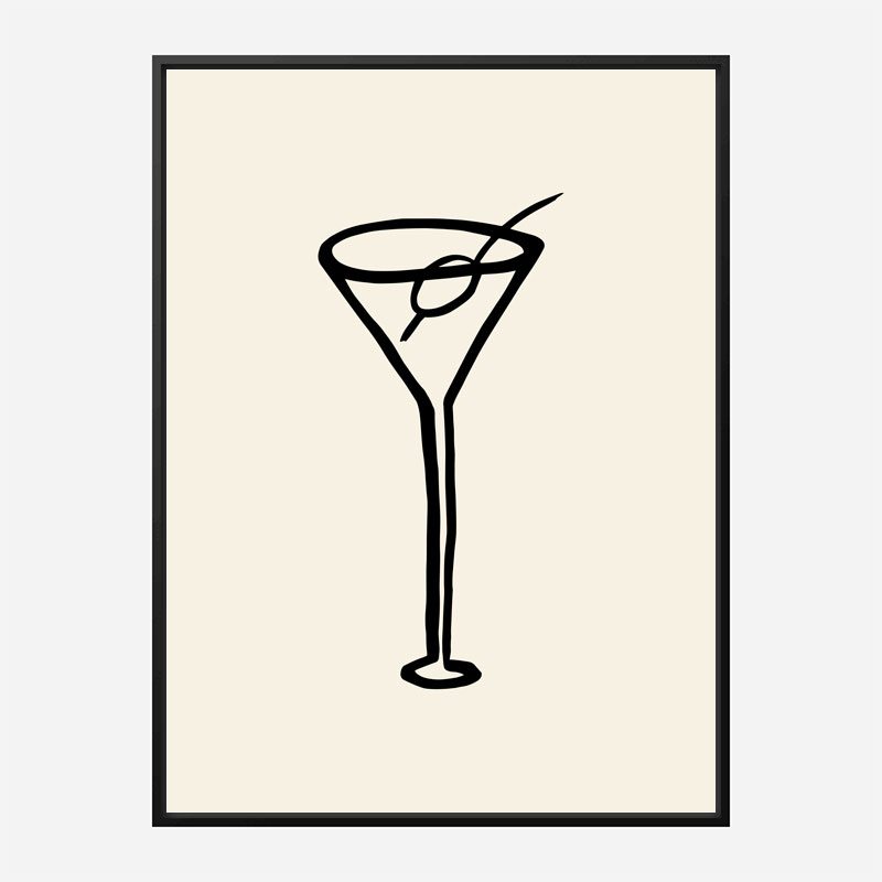 Shaken, Not Stirred Wall Art Print