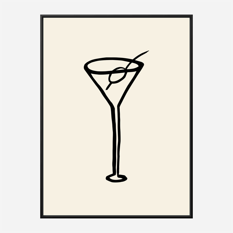 Shaken, Not Stirred Wall Art Print Shaken, Not Stirred Wall Art Print