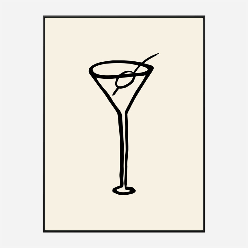Shaken, Not Stirred Wall Art Print Shaken, Not Stirred Wall Art Print