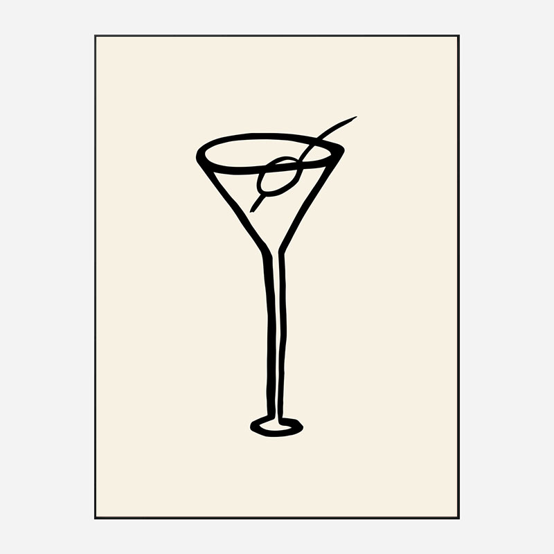 Shaken, Not Stirred Wall Art Print Shaken, Not Stirred Wall Art Print
