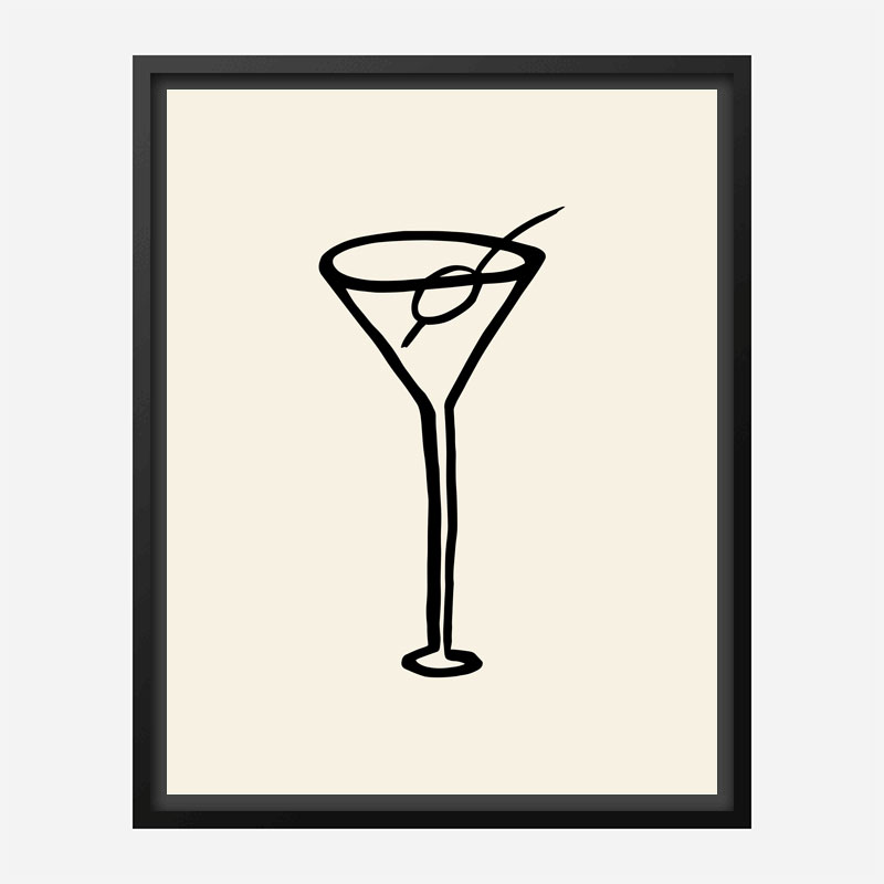 Shaken, Not Stirred Wall Art Print Shaken, Not Stirred Wall Art Print
