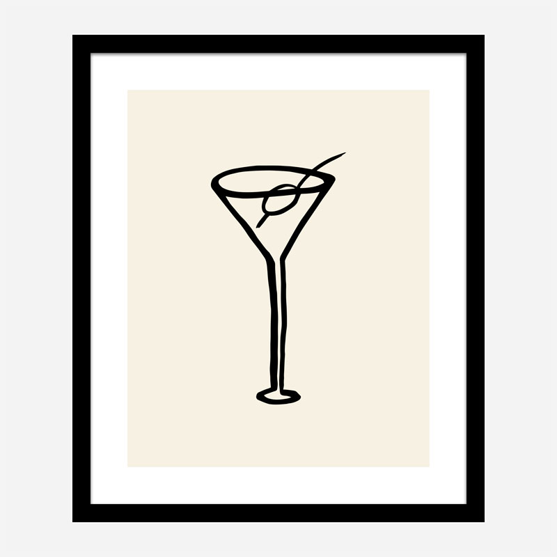 Shaken, Not Stirred Wall Art Print Shaken, Not Stirred Wall Art Print
