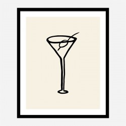 Shaken, Not Stirred Wall Art Print