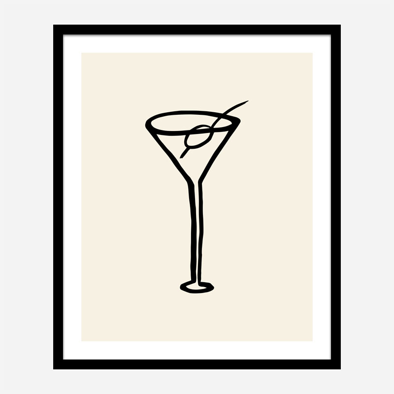 Shaken, Not Stirred Wall Art Print Shaken, Not Stirred Wall Art Print