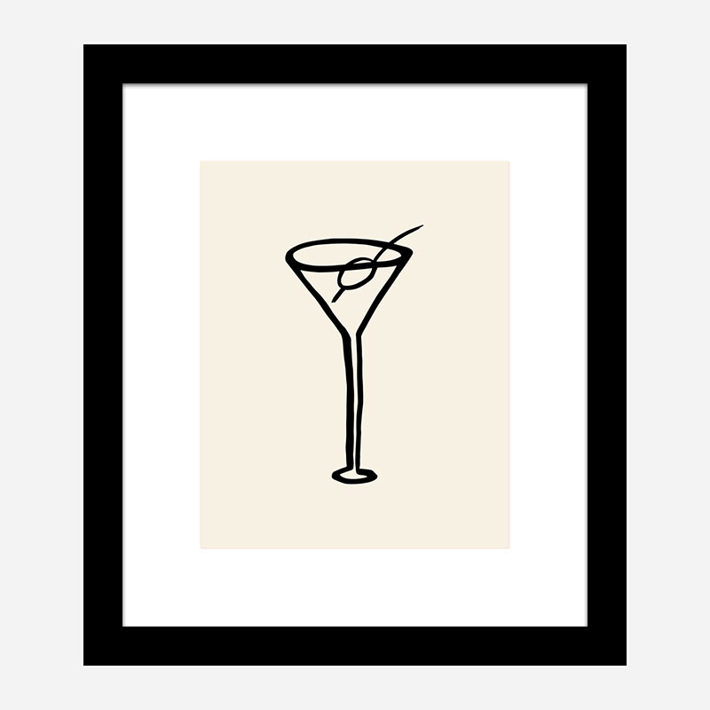 Shaken, Not Stirred Wall Art Print Shaken, Not Stirred Wall Art Print