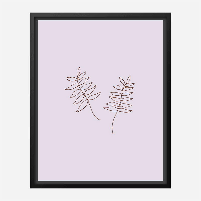 Two Twigs Wall Art Print