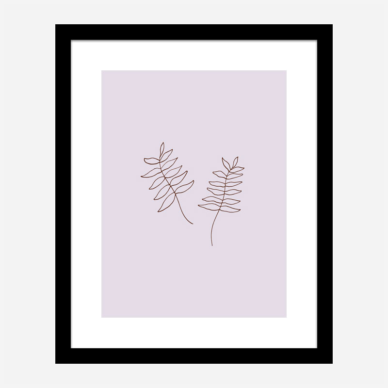 Two Twigs Wall Art Print