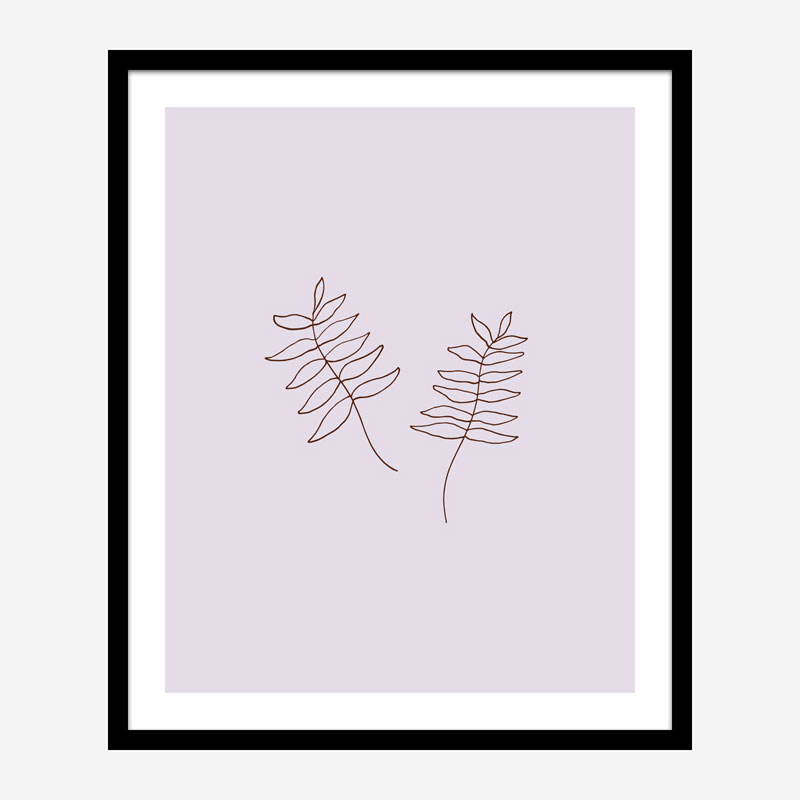 Two Twigs Wall Art Print