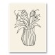 Vase Sketch Wall Art Print