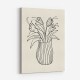 Vase Sketch Wall Art Print