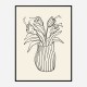 Vase Sketch Wall Art Print