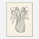 Vase Sketch Wall Art Print