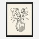 Vase Sketch Wall Art Print