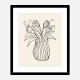 Vase Sketch Wall Art Print