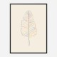 Banana Rainbow Leaf Wall Art Print