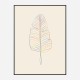 Banana Rainbow Leaf Wall Art Print