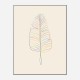 Banana Rainbow Leaf Wall Art Print