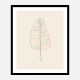 Banana Rainbow Leaf Wall Art Print