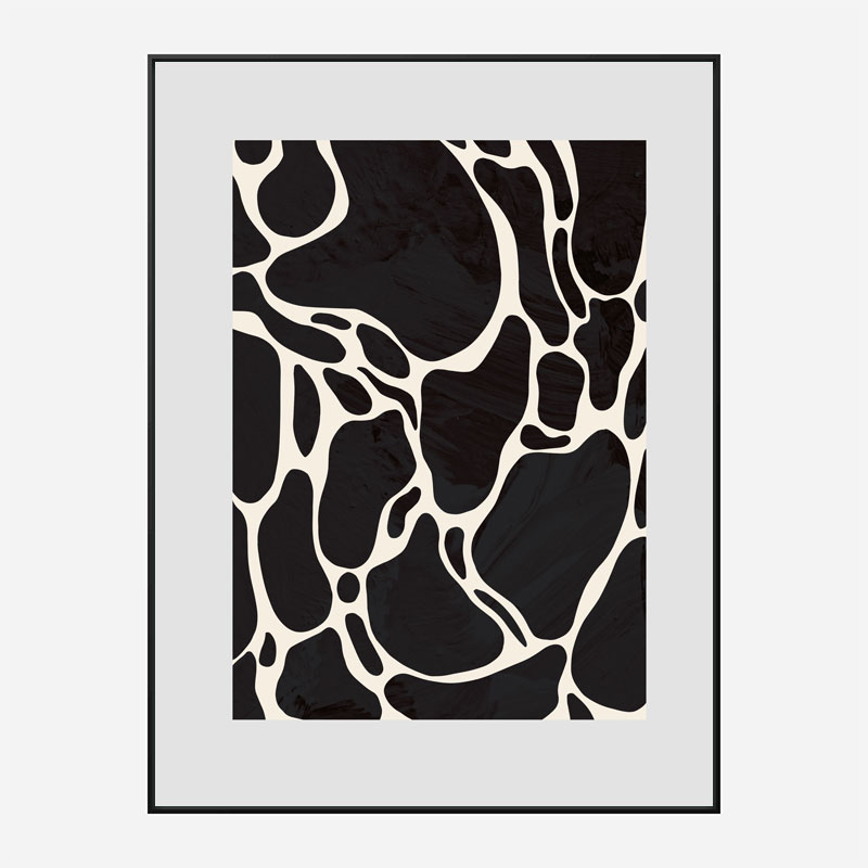 Giraffe Grey Wall Art Print Giraffe Grey Wall Art Print