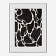 Giraffe Grey Wall Art Print Giraffe Grey Wall Art Print