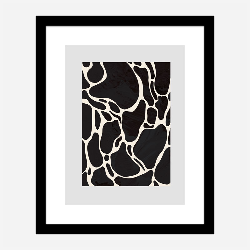 Giraffe Grey Wall Art Print Giraffe Grey Wall Art Print