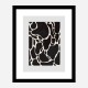 Giraffe Grey Wall Art Print Giraffe Grey Wall Art Print