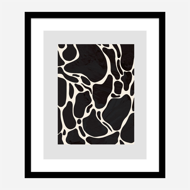 Giraffe Grey Wall Art Print Giraffe Grey Wall Art Print