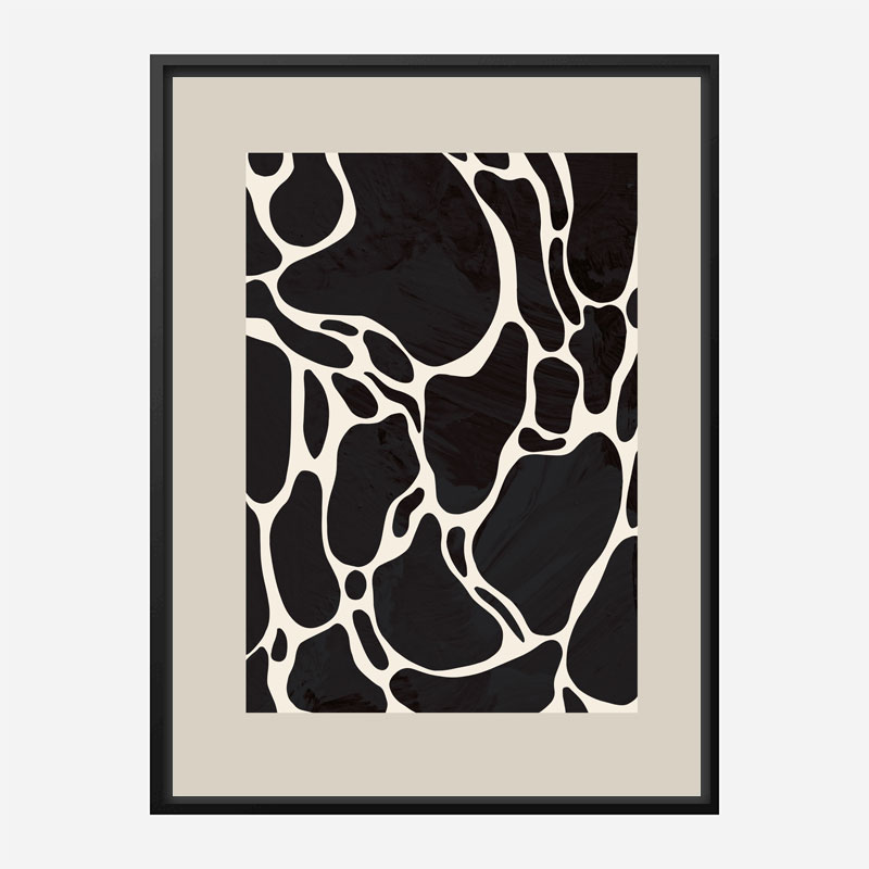 Giraffe Sand Wall Art Print Giraffe Sand Wall Art Print