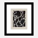 Giraffe Sand Wall Art Print Giraffe Sand Wall Art Print