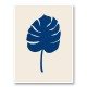 Monstera Canvas Blue Wall Art Print Monstera Canvas Blue Wall Art Print